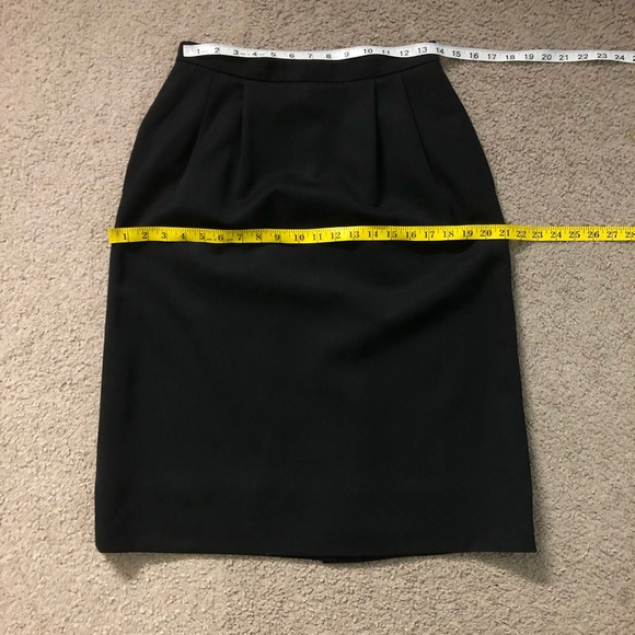 Marshall Fields 100% Pure Wool Skirt Sz 11/12 Vintage Elegance Straight - Picture 4 of 10